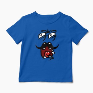 Tricou Dl. Mustata - Copii-Albastru Regal
